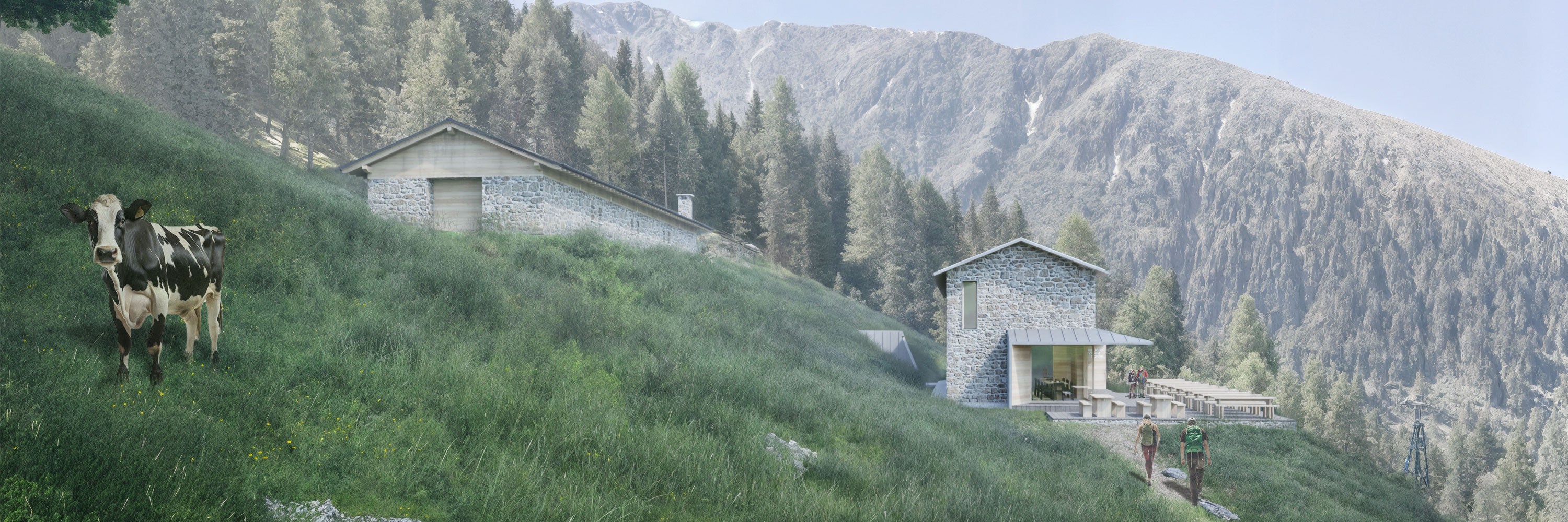 Concorso per la ricostruzione del Rifugio Alpino Spruggio Giovanni Tonini 